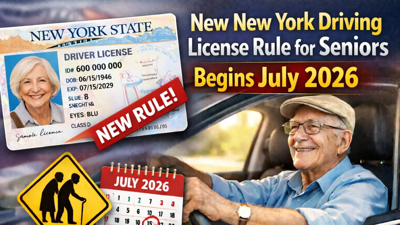 New New York Driving License Rule for Seniors Begins July 2026—Essential Changes for Drivers Aged 70 and Above