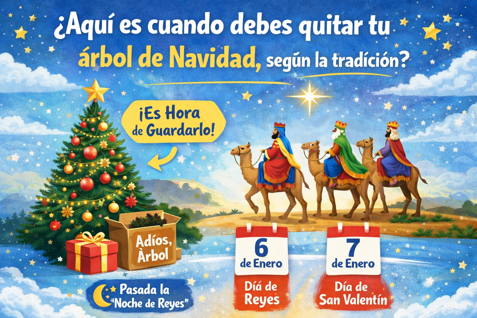 Aquí es cuando debes quitar tu árbol de Navidad, según la tradición