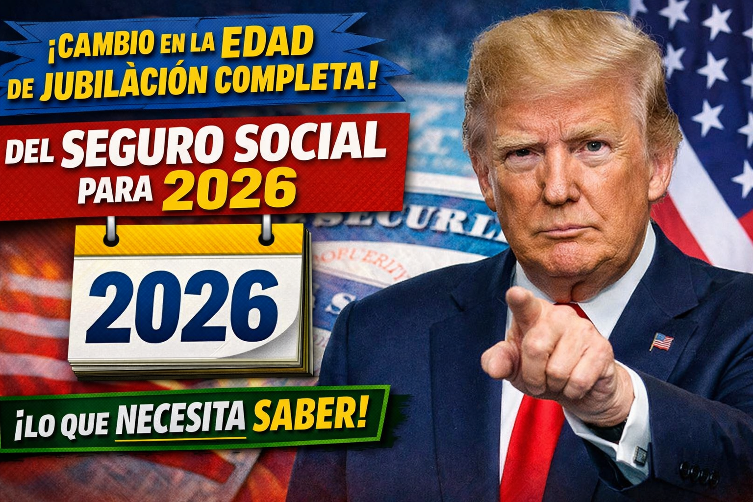 Cambio en la edad de jubilación completa del Seguro Social para 2026: lo que necesita saber