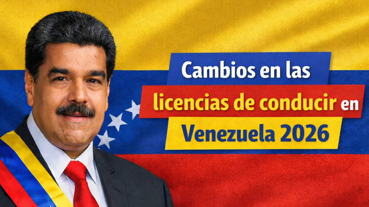 Cambios en las licencias de conducir en Venezuela 2026 – Nuevas normas entran en vigor el 1 de enero