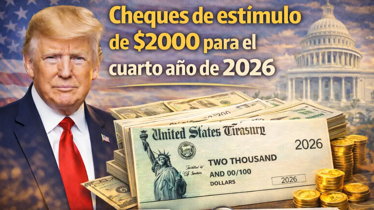 Cheques de estímulo de $2000 para el cuarto año de 2026: ¿Quiénes son elegibles y fechas de pago?