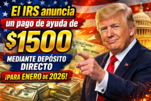 El IRS anuncia un pago de ayuda de $1500