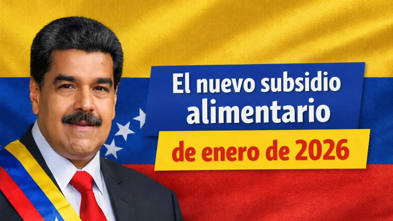 El nuevo subsidio alimentario de enero de 2026: quiénes lo recibirán y cómo inscribirse
