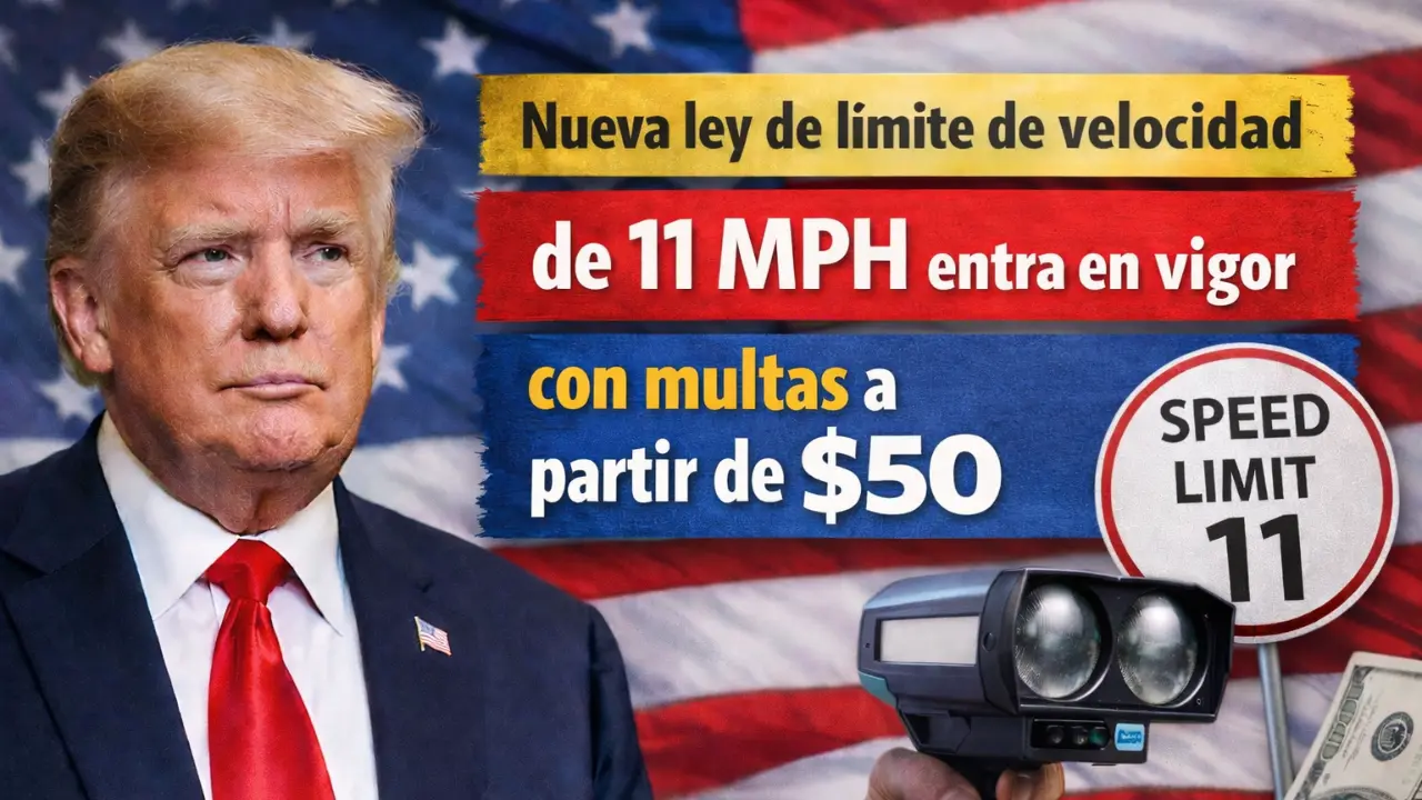 Nueva ley de límite de velocidad de 11 MPH entra en vigor con multas a partir de $50